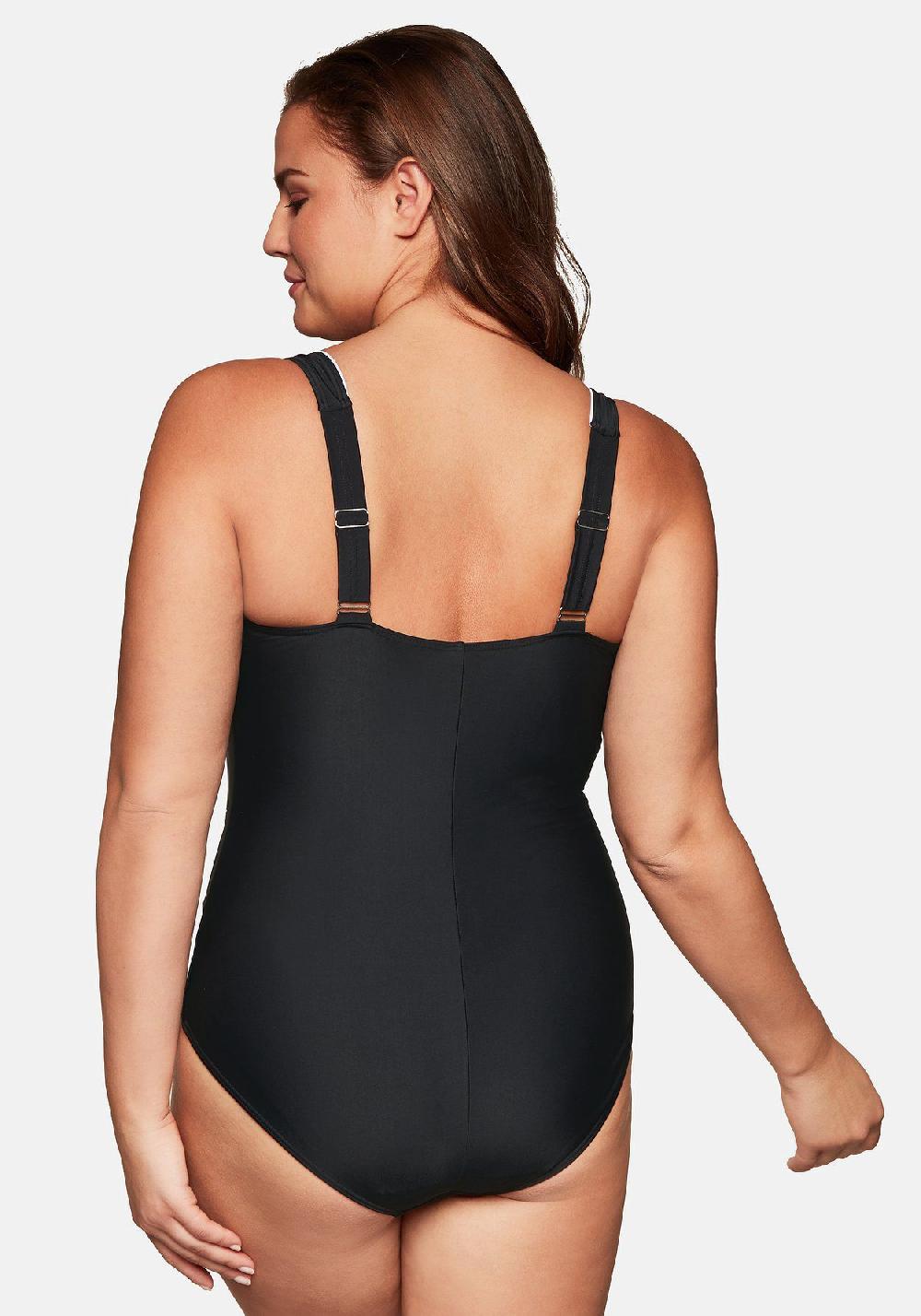 Sheego Badeanzug Mit Verstellbaren Trägern Und Shaping-Effekt