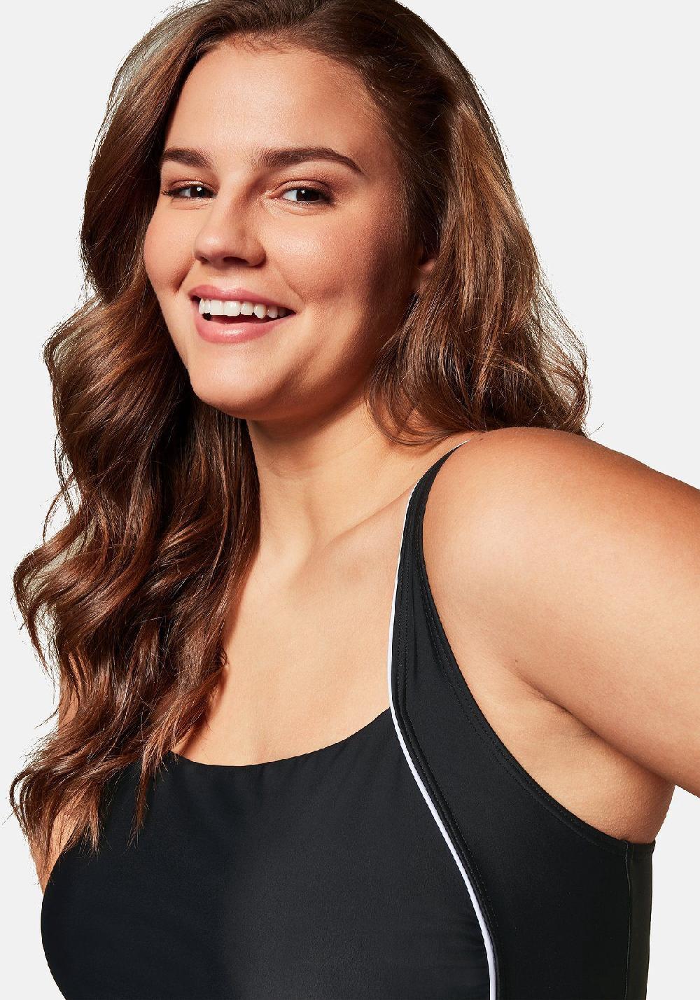 Sheego Badeanzug Mit Verstellbaren Trägern Und Shaping-Effekt