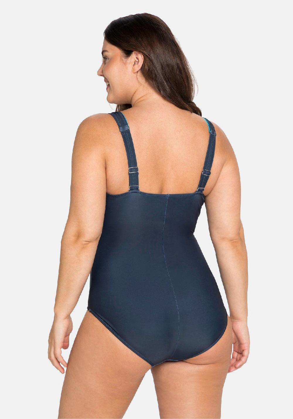 Sheego Badeanzug Mit Verstellbaren Trägern Und Shaping-Effekt