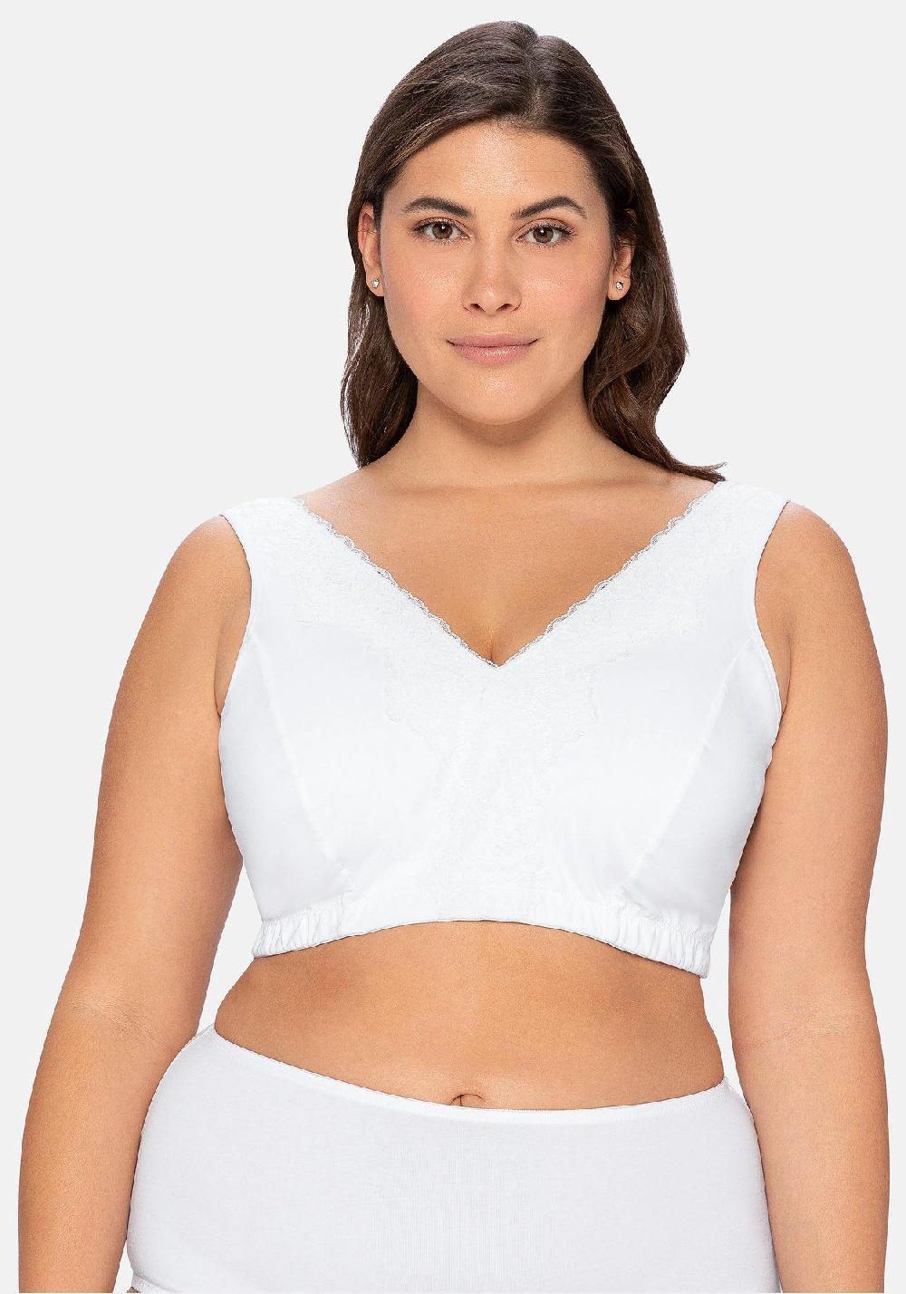 Sheego BH Ohne Bügel In Bustier-Form Mit Spitzenborte