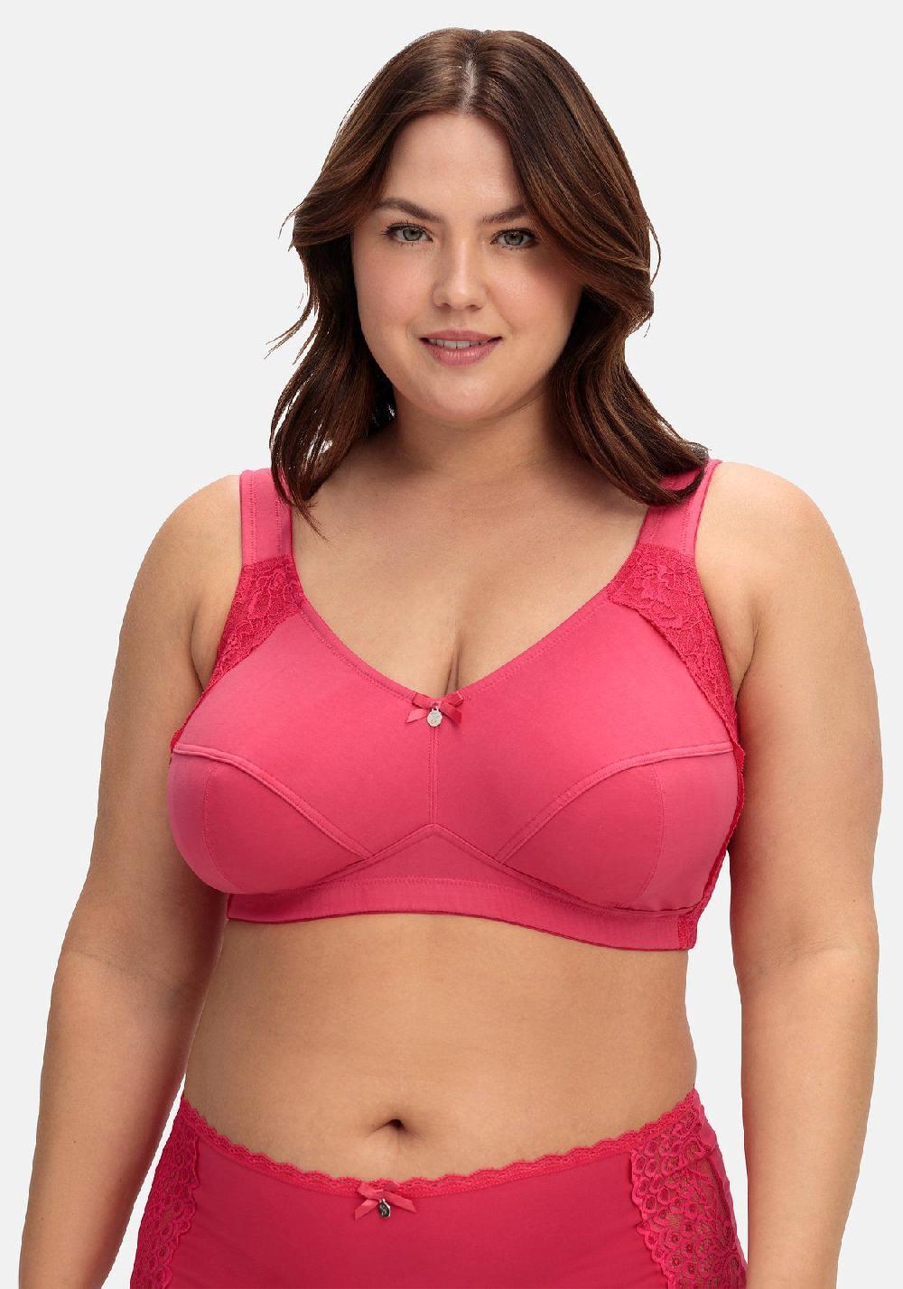 Sheego BH Ohne Bügel Mit Seitlichem Spitzenbesatz