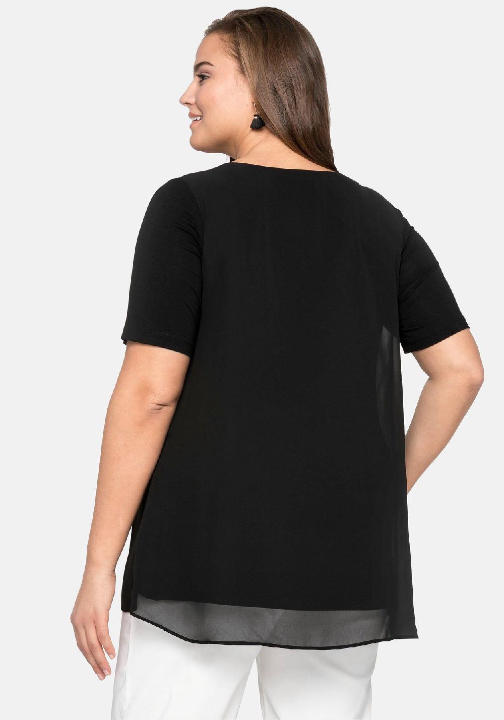 Sheego Blusenshirt Im Lagenlook