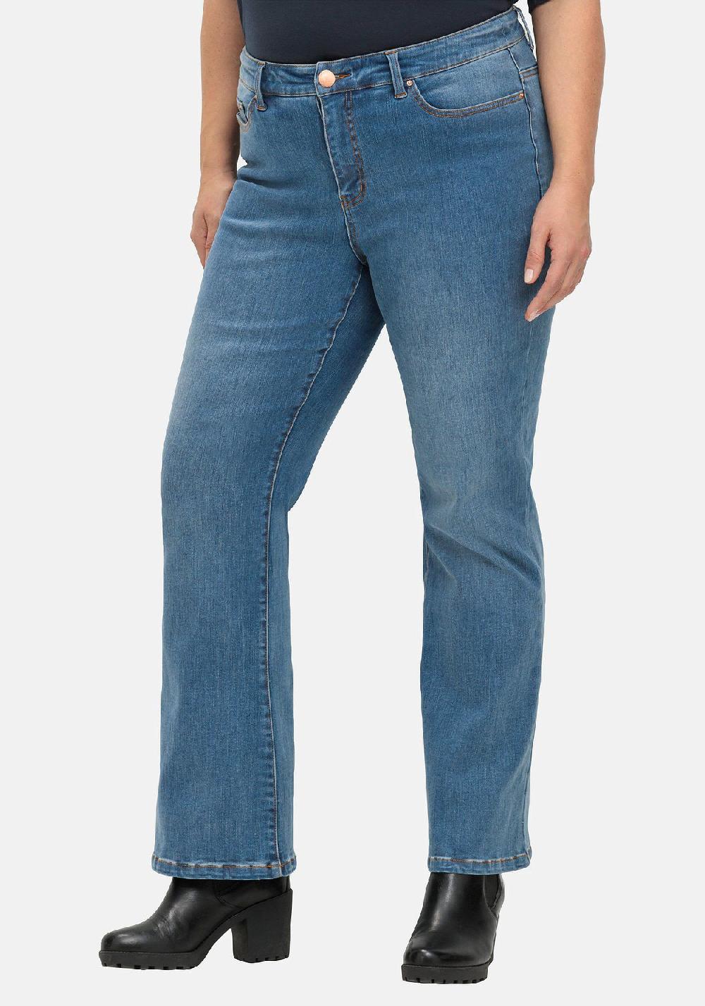 Sheego Bootcut Stretch-Jeans Mit Bodyforming-Effekt Mit Bodyforming-Effekt