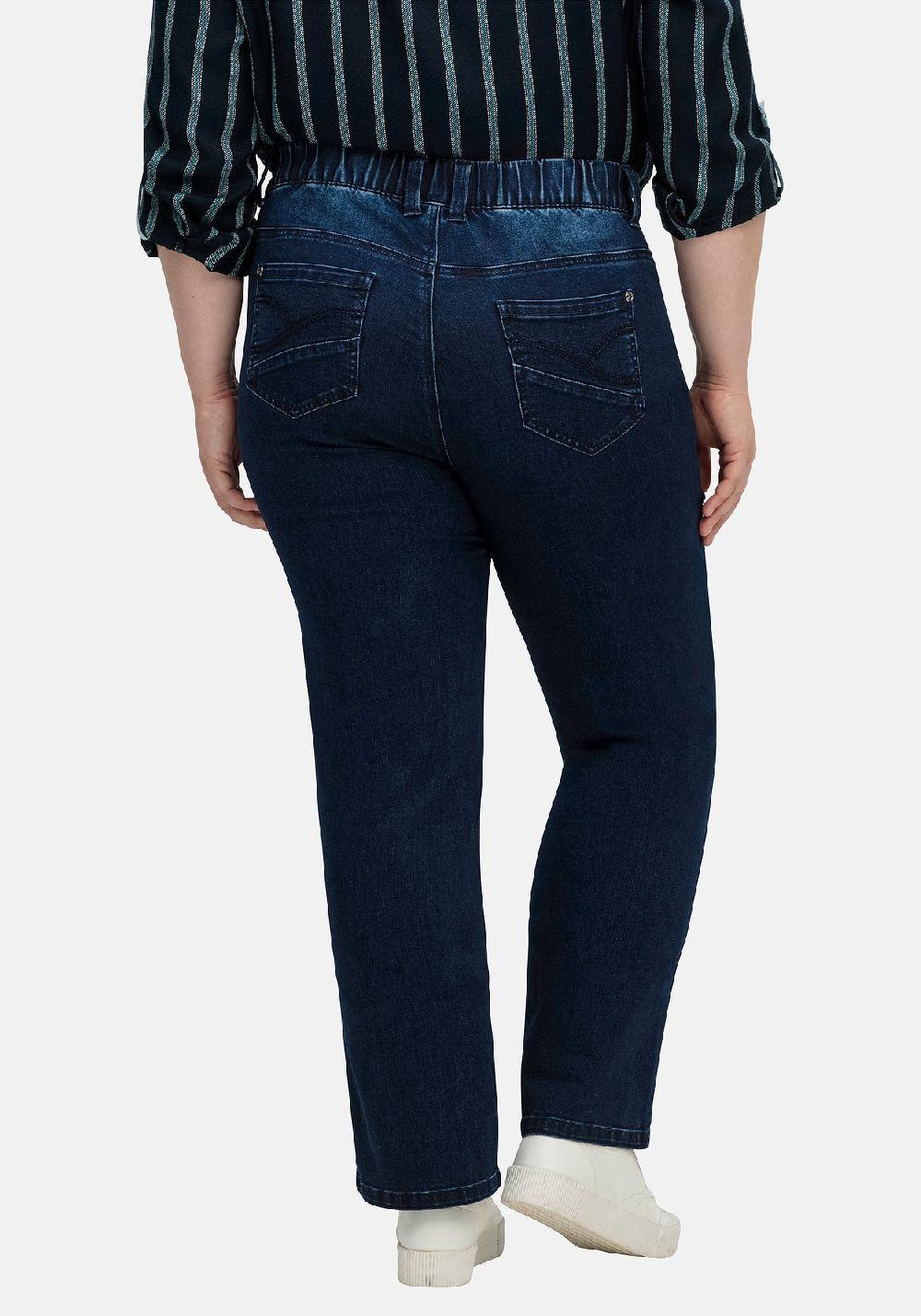 Sheego Gerade Jeans Mit Powernetz-Einsatz