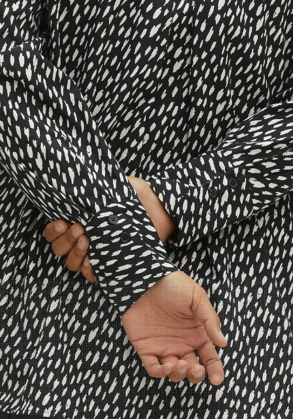 Sheego Hemdbluse Mit Alloverdruck Aus Popeline-Qualität