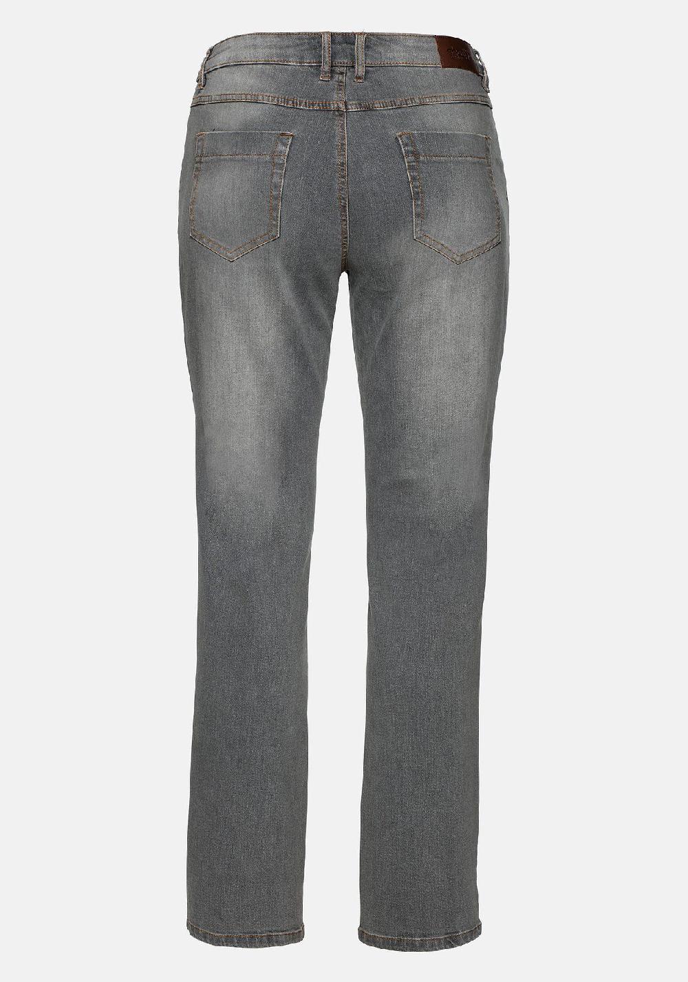 Sheego Jeans »Die Gerade« Mit Used-Effekten