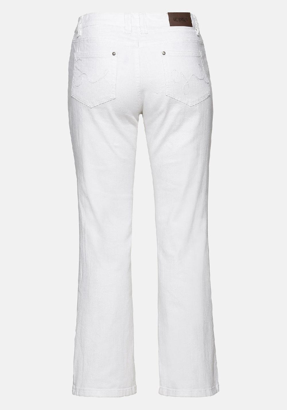 Sheego Jeans In 5-Pocket-Form Mit Used-Effekten