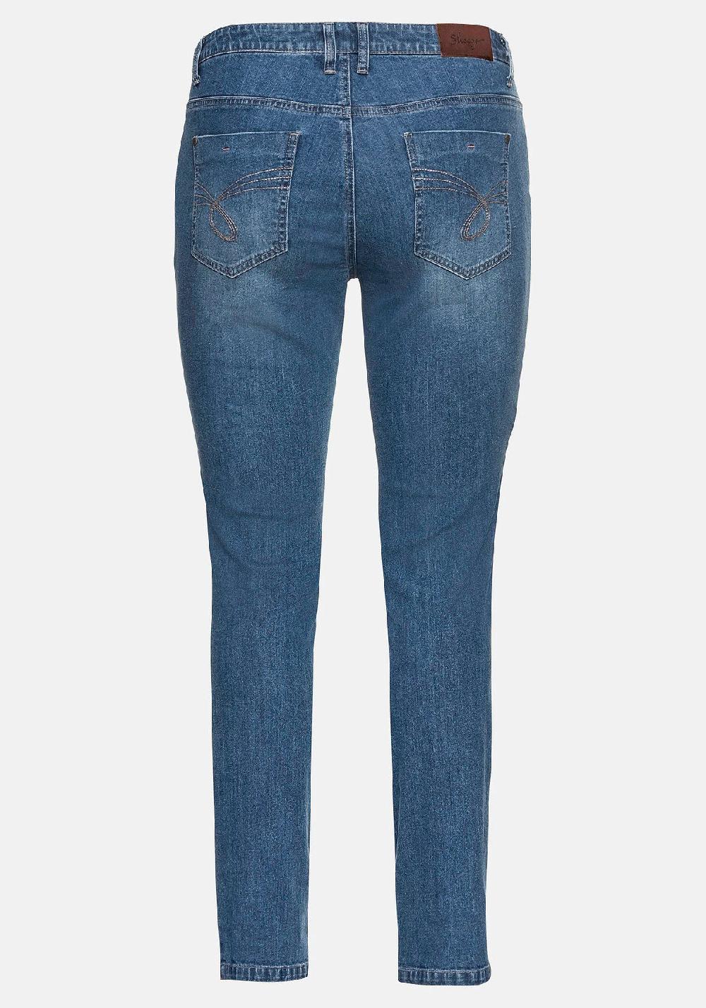 Sheego Jeans In Schmaler Form
