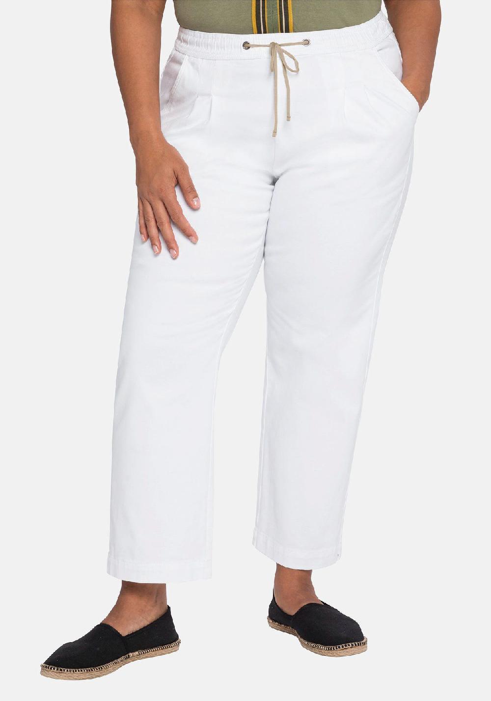 Sheego Joggpants Mit Dehnbarem Bund Und Bindeband