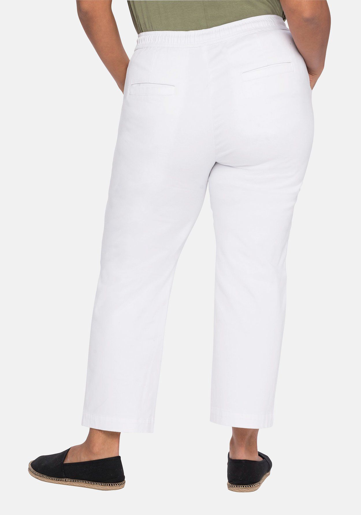 Sheego Joggpants Mit Dehnbarem Bund Und Bindeband