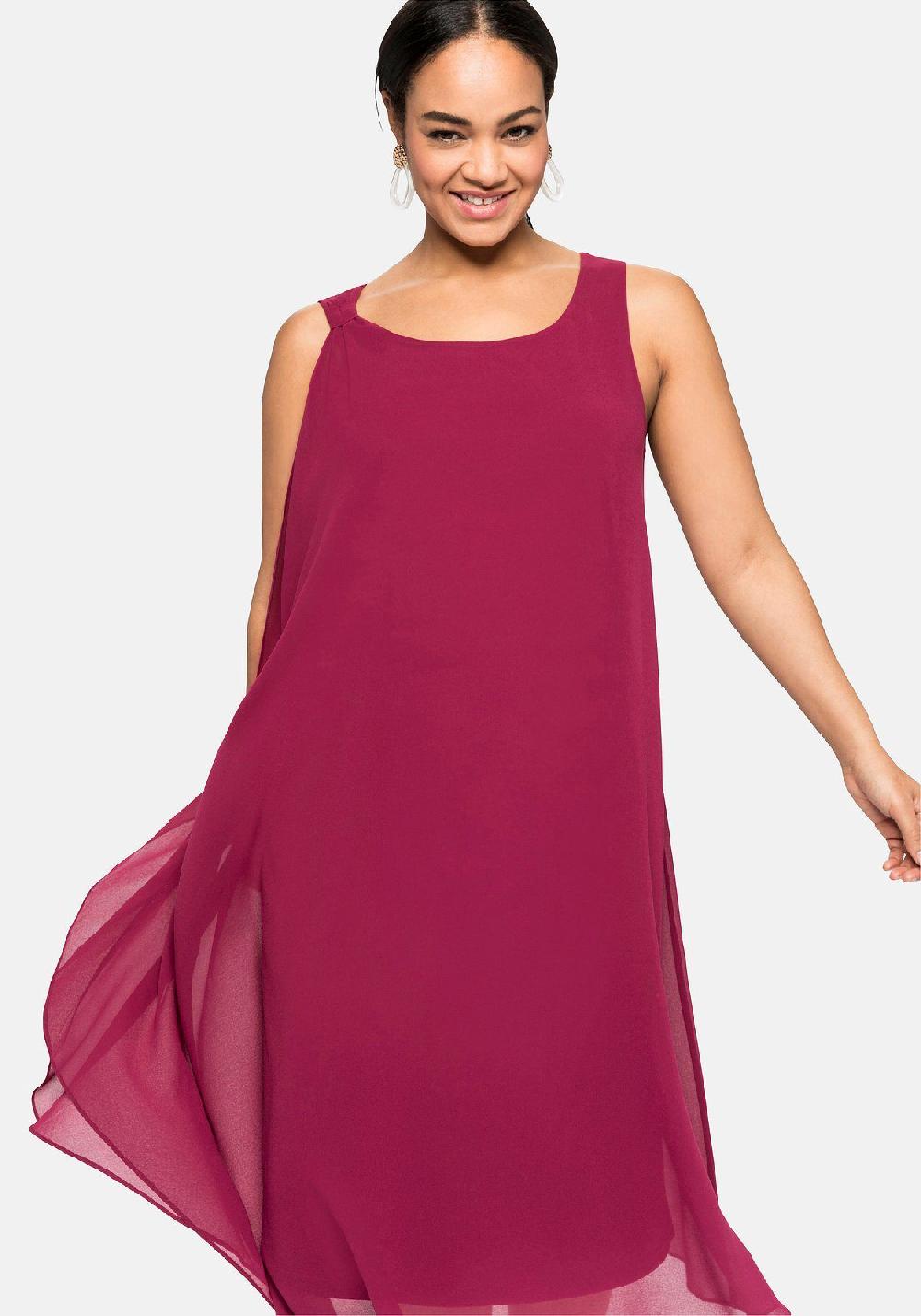 Sheego Kleid In Figurumspielender Passform