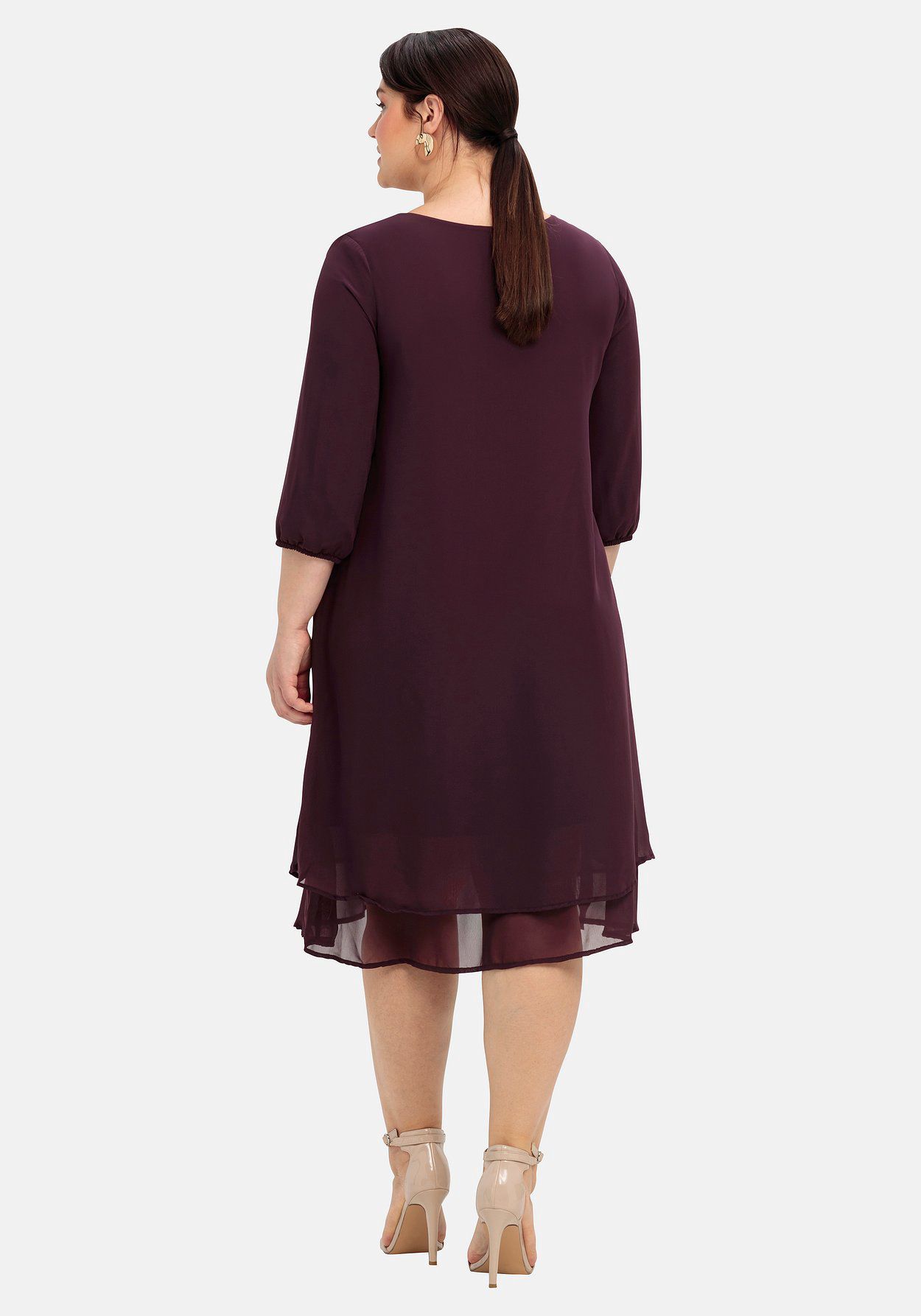 Sheego Kleid In Lagen-Optik