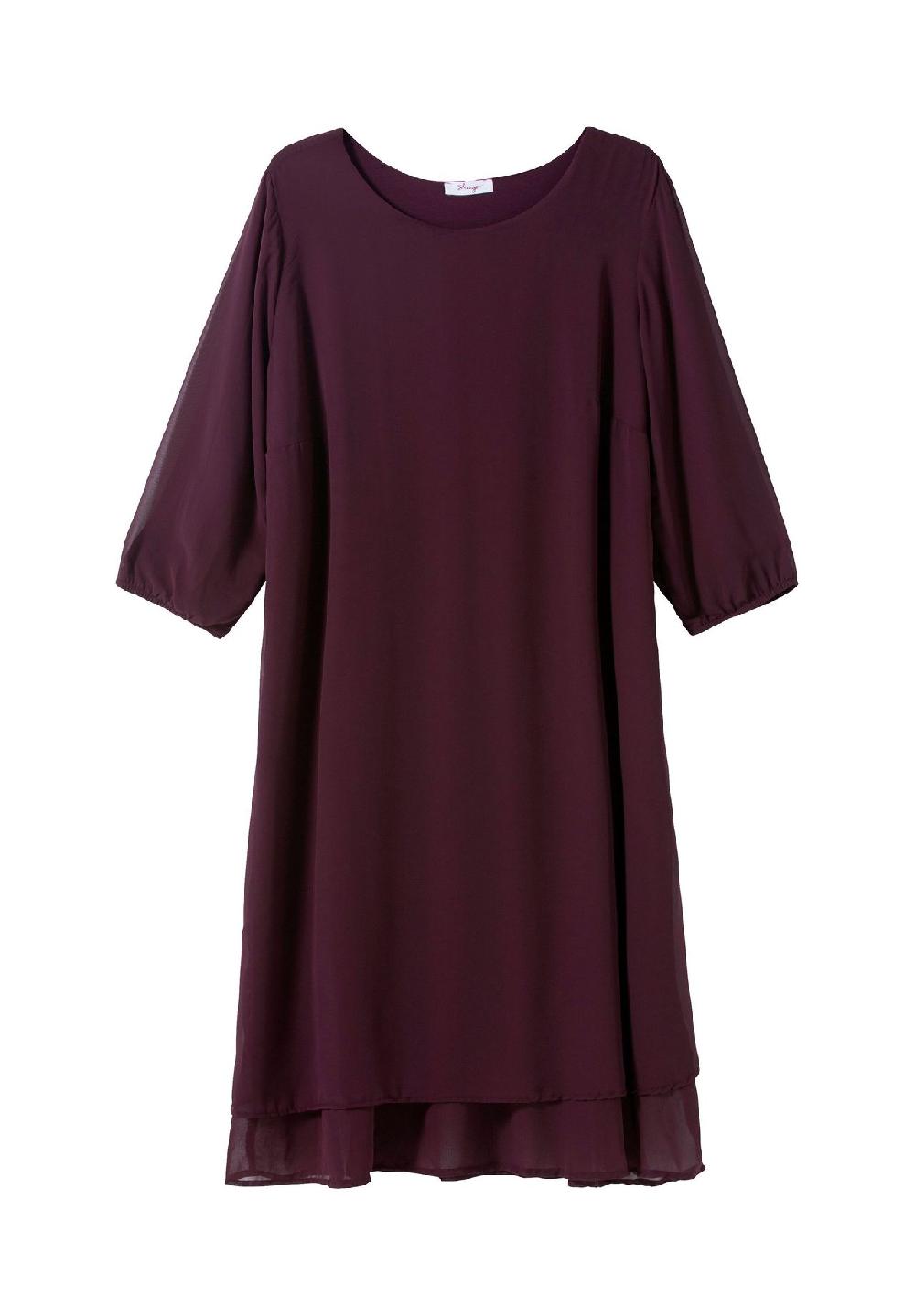 sheego Kleid in Lagen-Optik