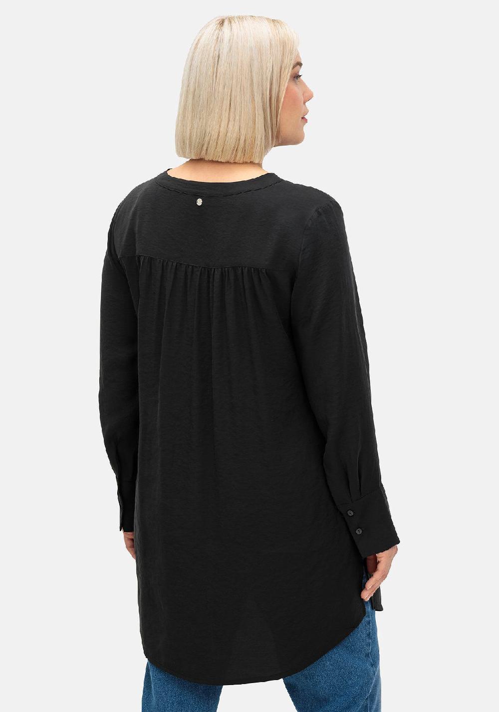 Sheego Longbluse Mit Raffung Am Rückenteil