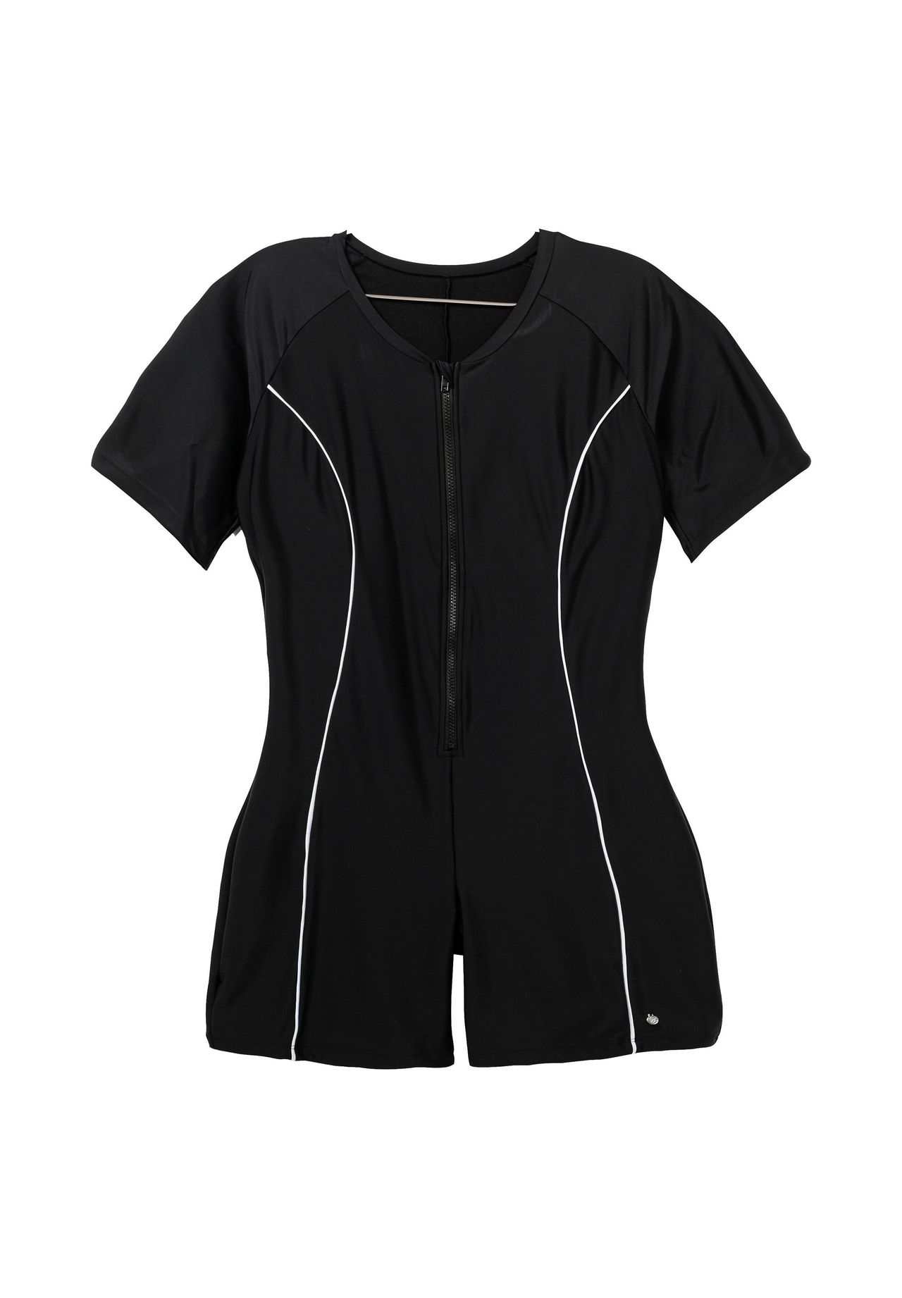 sheego Schwimmanzug mit kurzem Ärmel und kurzem Bein