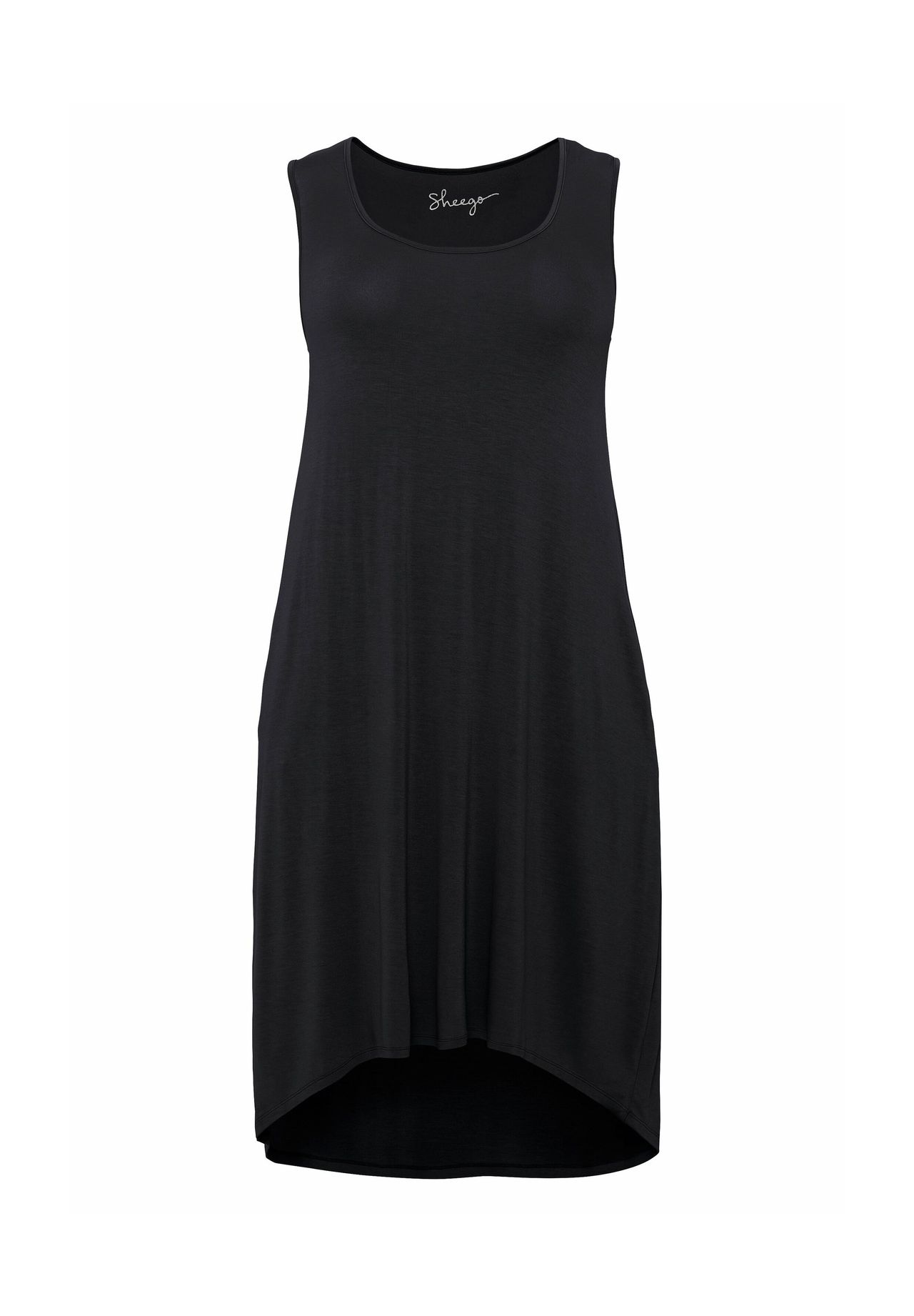 sheego Strandkleid mit Taschen im Vokuhilaschnitt