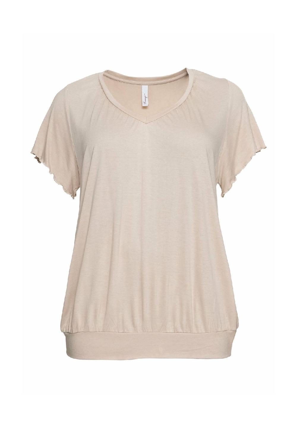 sheego T-Shirt mit Flügelärmeln