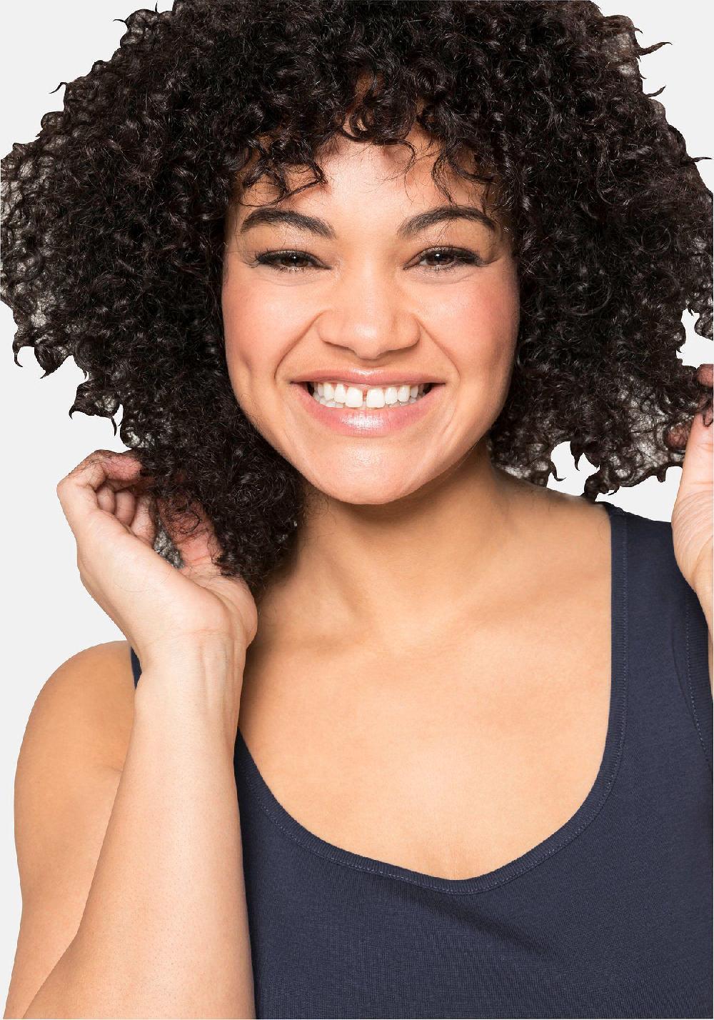 Sheego Tanktop Aus Reiner Baumwolle