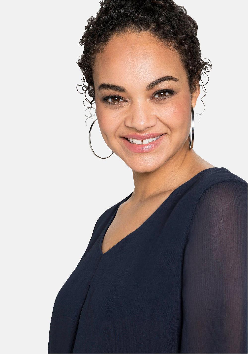 Sheego Tunika Im Lagenlook Mit Chiffon