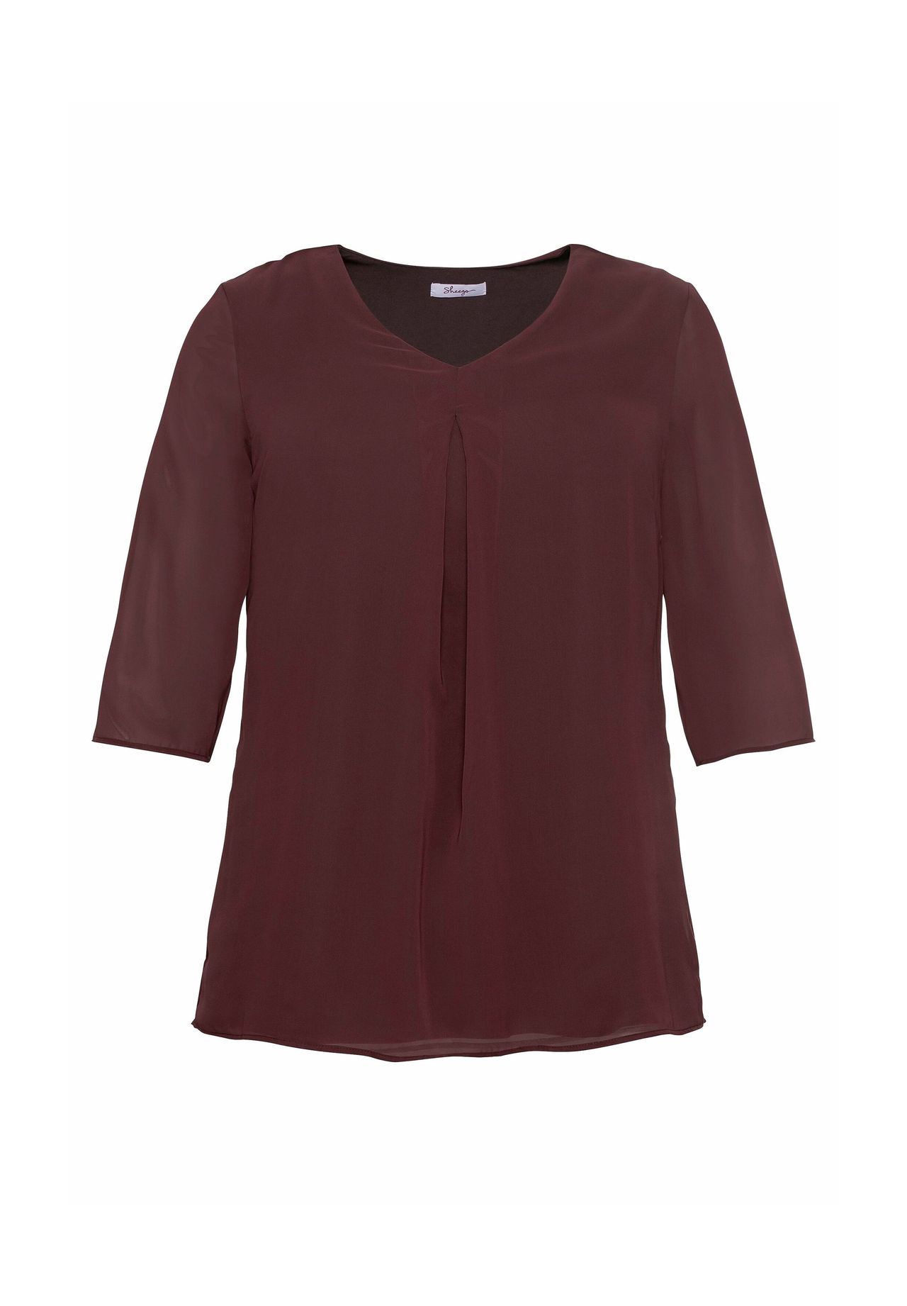 sheego Tunika im Lagenlook mit Chiffon