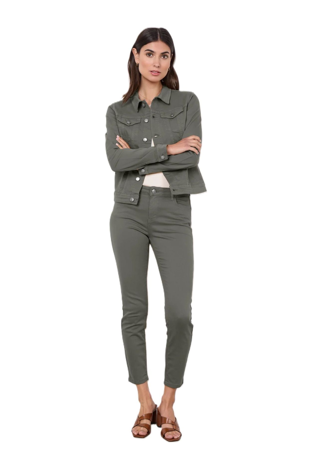 SOYACONCEPT Jeansjacke "SC-Erna 2" Brusttaschen Knopfleiste Für Damen