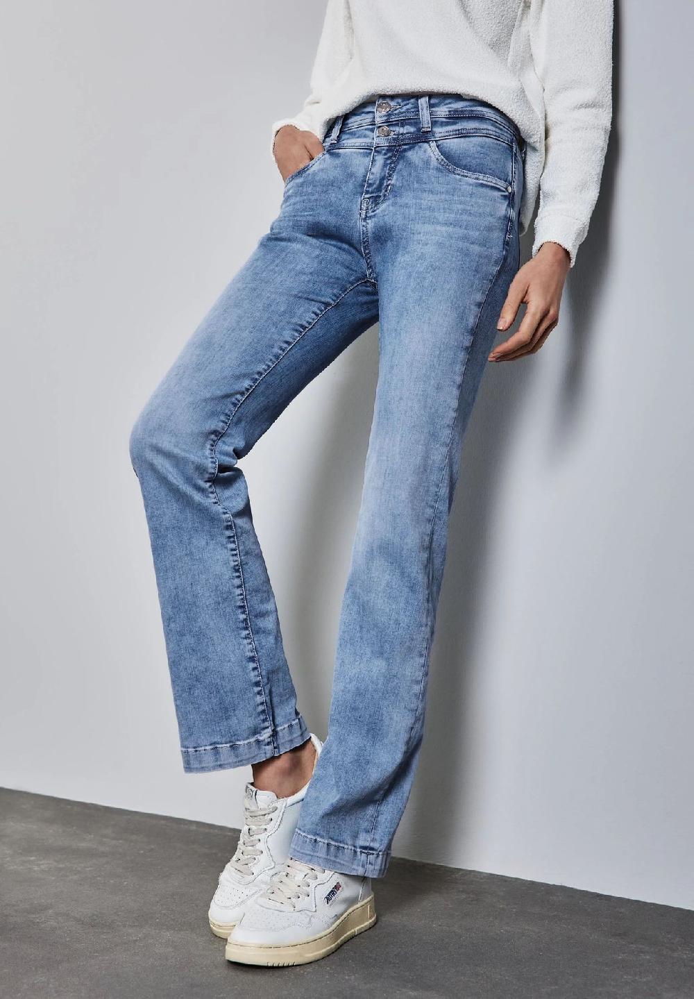 Street One Jeanshose "Style Q" Five-Pocket Für Damen