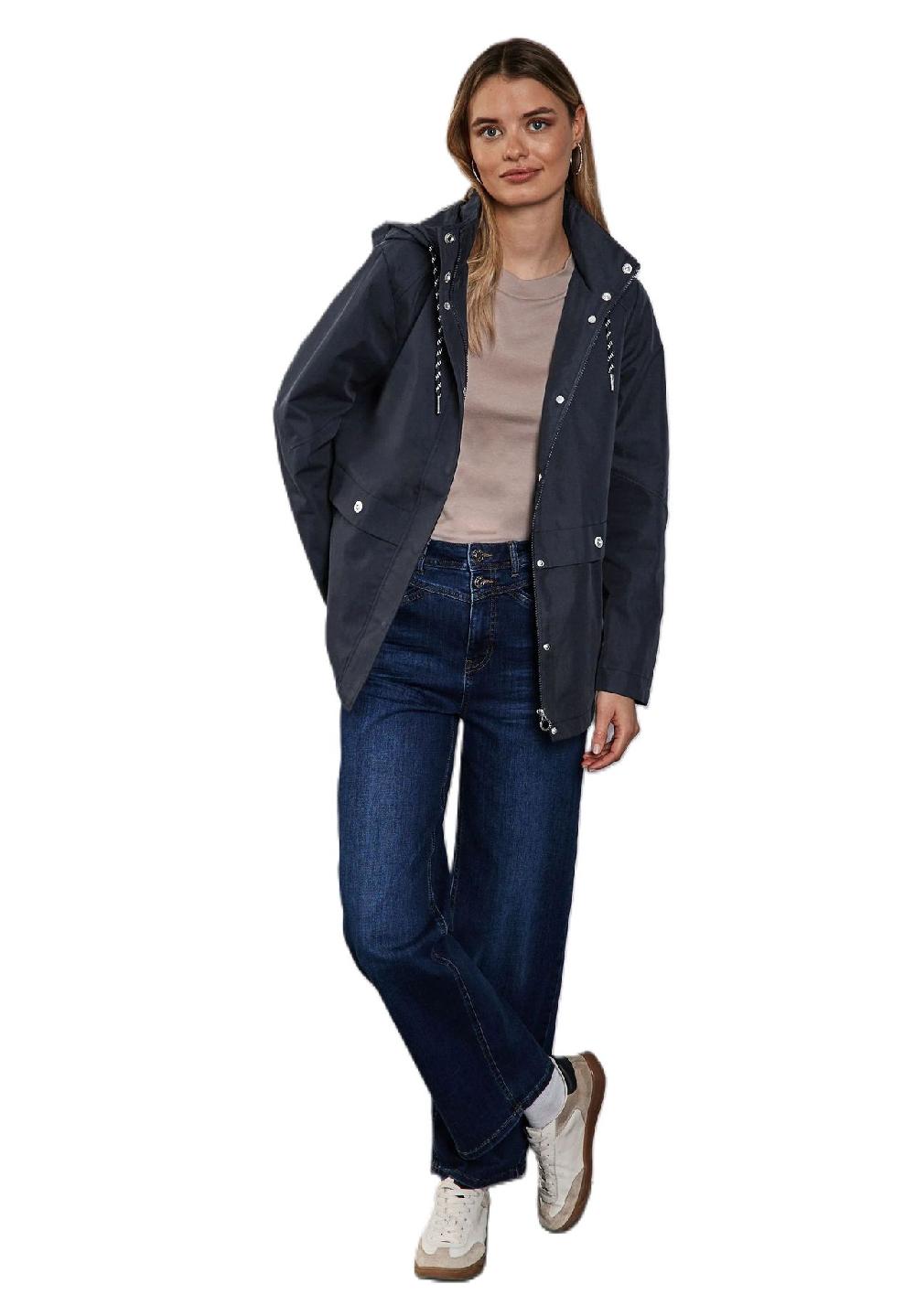 Street One Parka Verdeckter Reißverschluss Stehkragen Für Damen