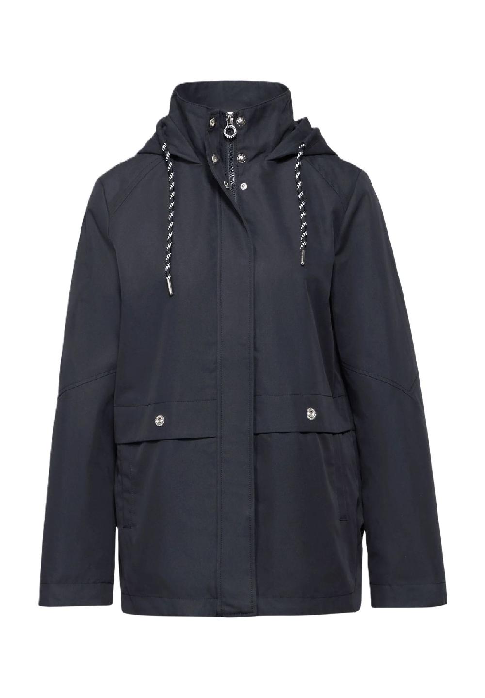 Street One Parka verdeckter Reißverschluss Stehkragen für Damen