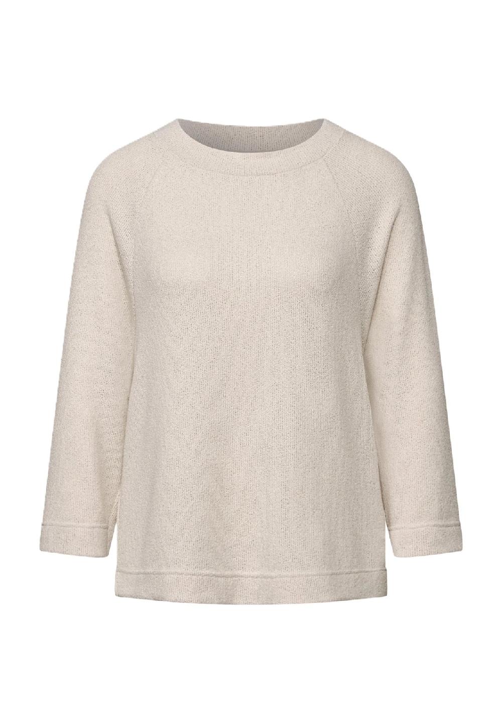 Street One Shirt 3/4-Arm U-Boot-Ausschnitt für Damen