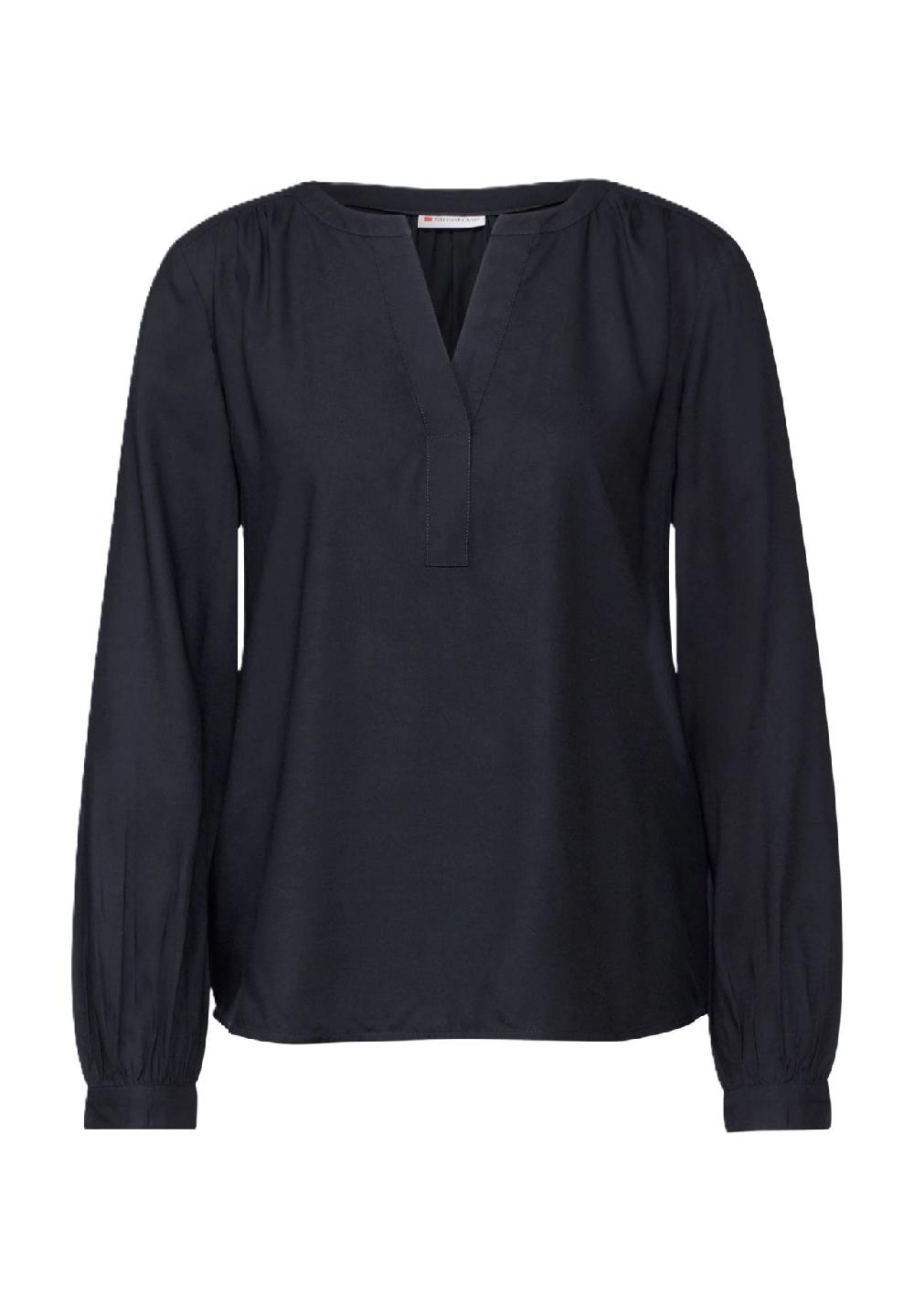 Street One Shirtbluse Split-Neck für Damen