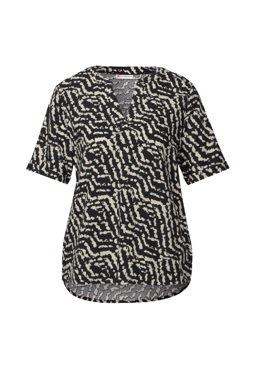 Street One Shirtbluse Split-Neck für Damen