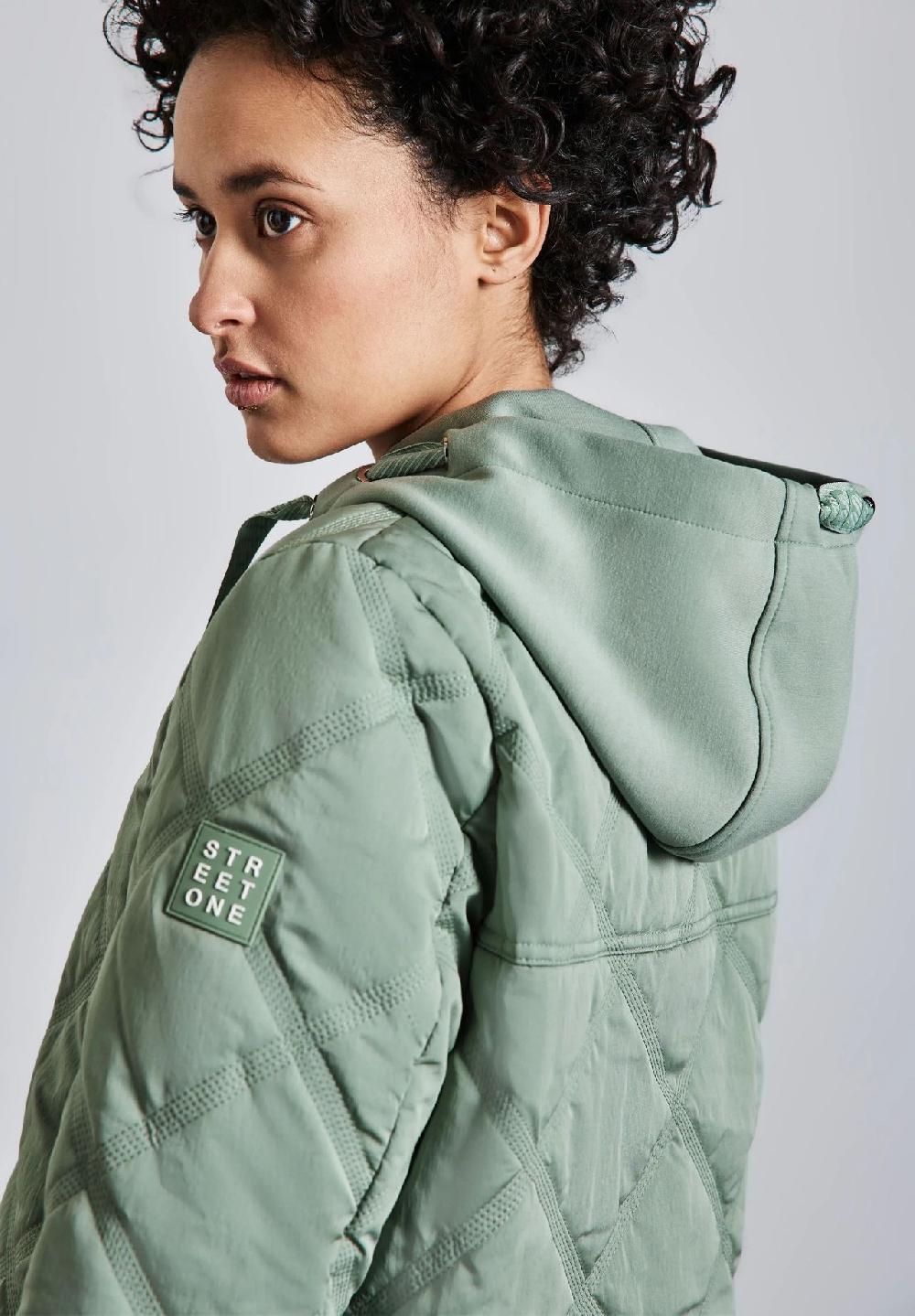Street One Steppjacke "DiamondQu" Zweiwegereißverschluss Für Damen