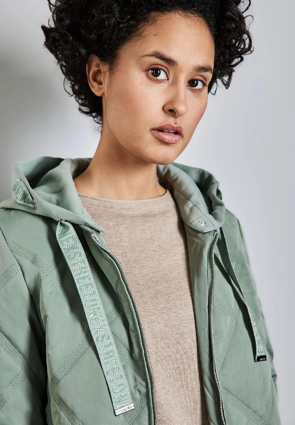 Street One Steppjacke "DiamondQu" Zweiwegereißverschluss Für Damen