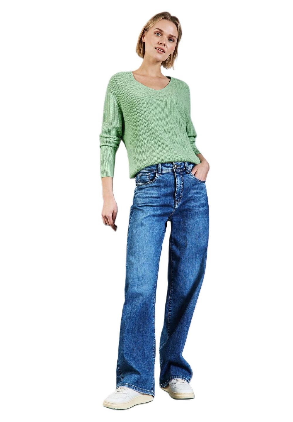 Street One Strickpullover V-Ausschnitt Für Damen