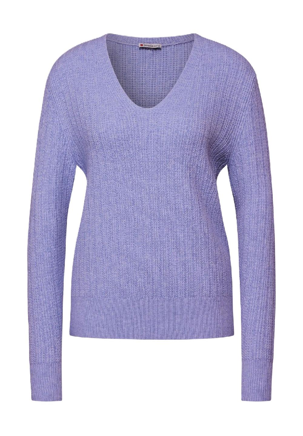 Street One Strickpullover V-Ausschnitt für Damen