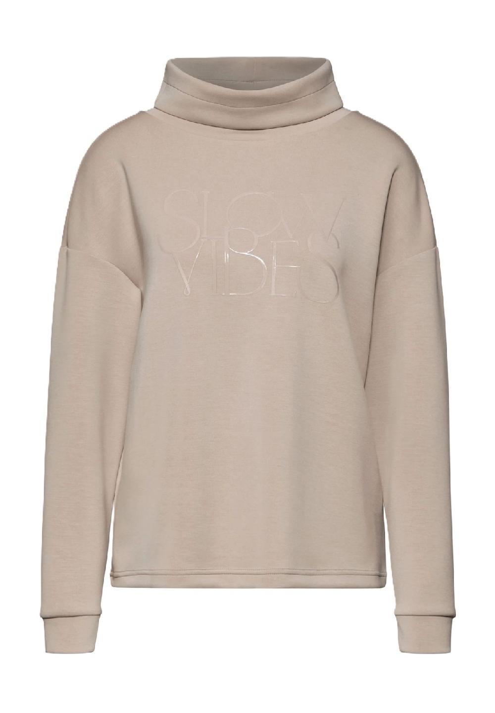 Street One Sweatshirt Schalkragen für Damen