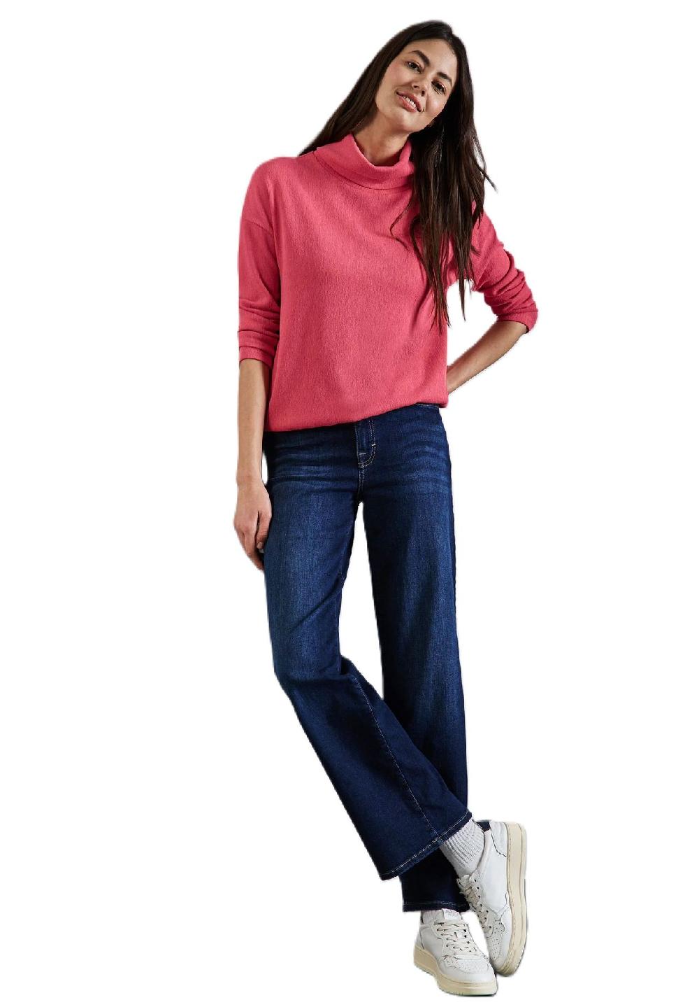 Street One Sweatshirt überschnittene Schultern Für Damen