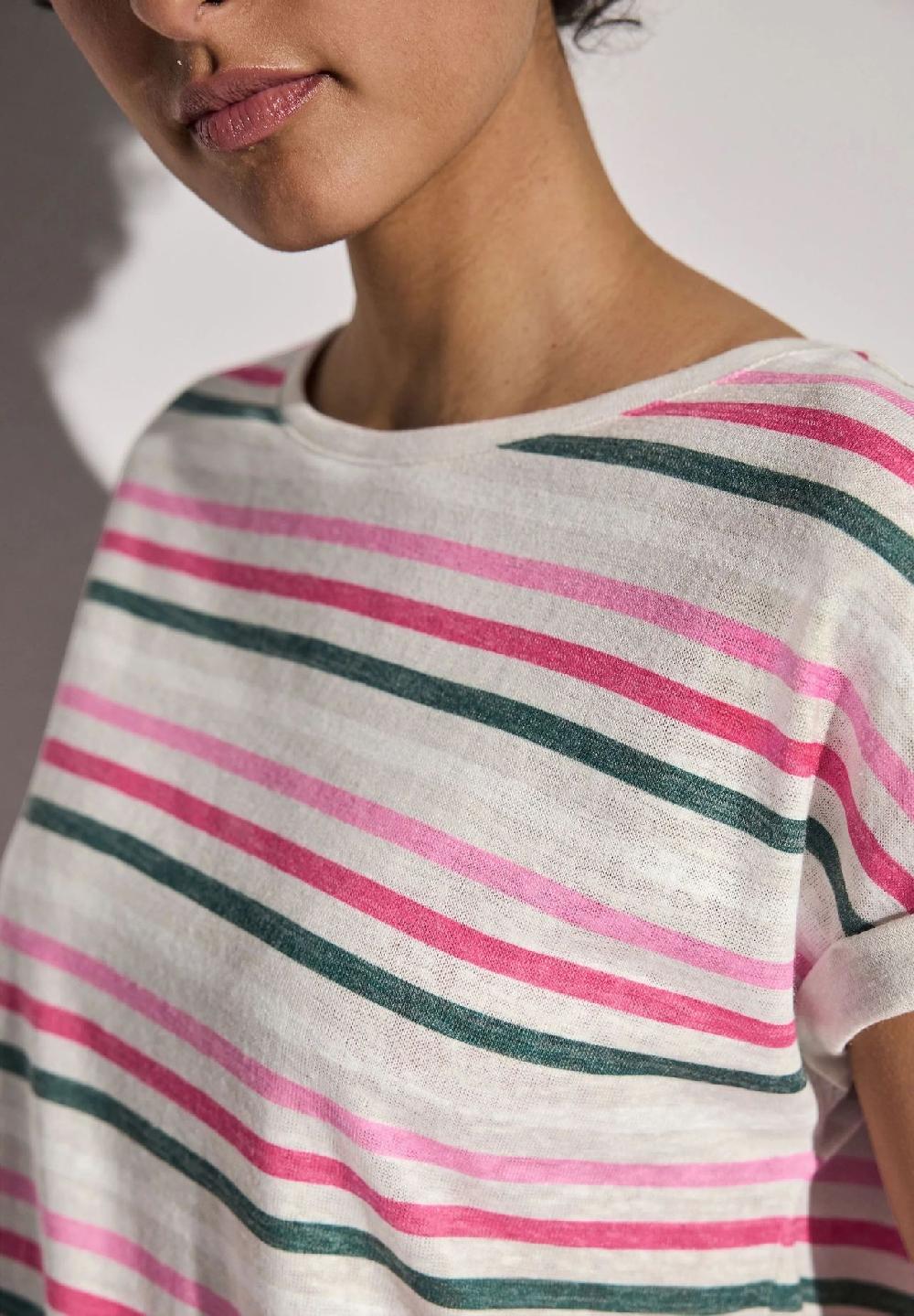 Street One T-Shirt Dropped Shoulders Für Damen