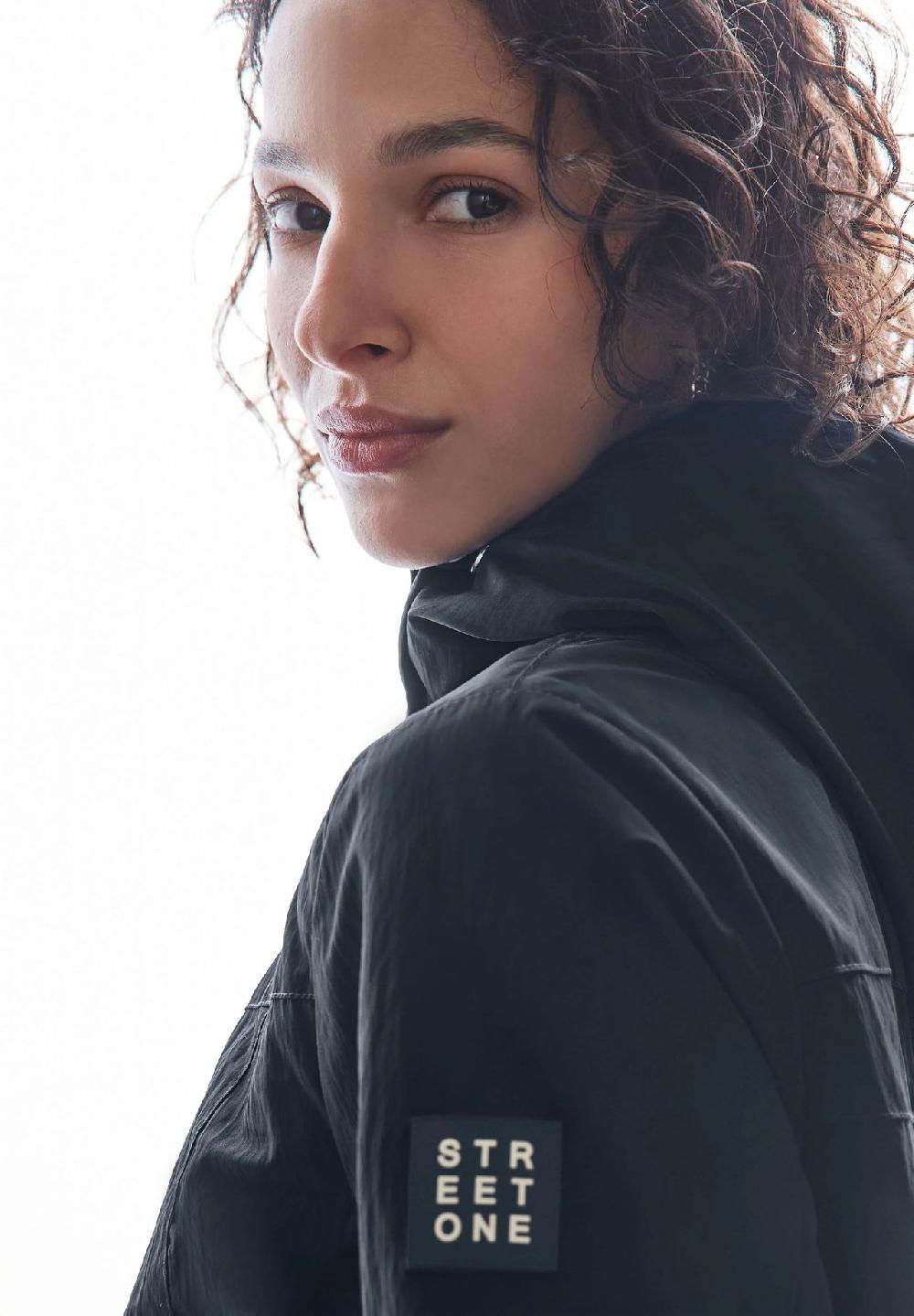 Street One Windbreaker Verdeckter Reißverschluss Patch Für Damen