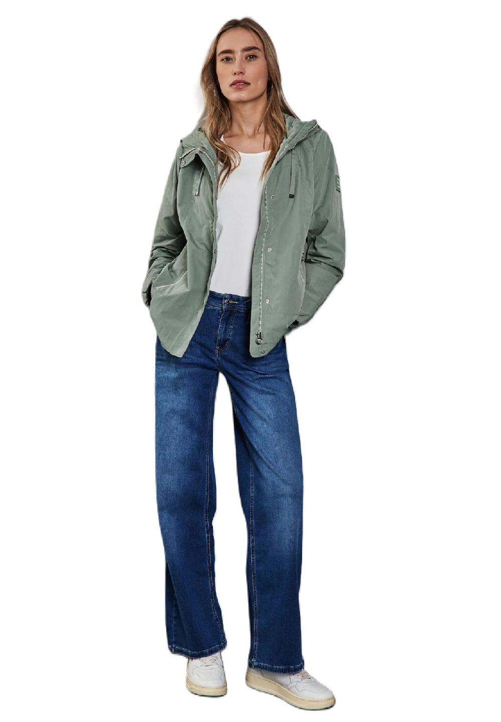 Street One Windbreaker Verdeckter Reißverschluss Patch Für Damen