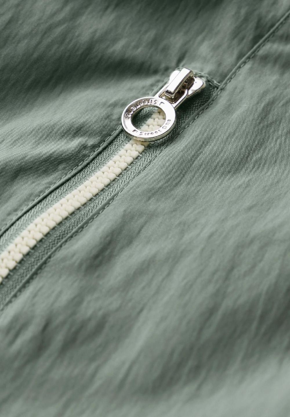 Street One Windbreaker Verdeckter Reißverschluss Patch Für Damen