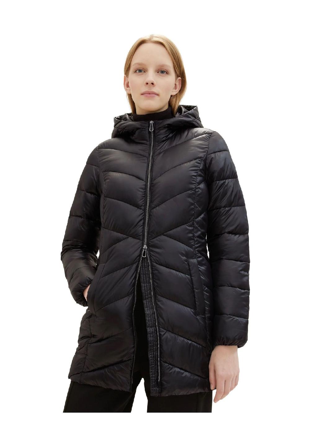 TOM TAILOR Steppmantel Kapuze Zweiwegereißverschluss Für Damen