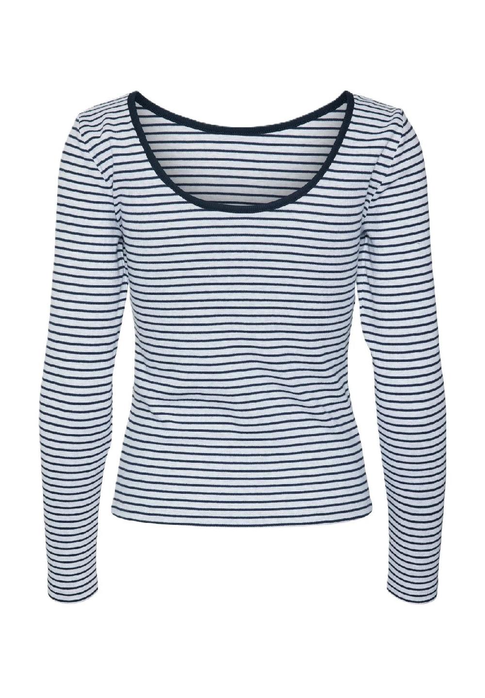 VERO MODA® Langarmshirt "Chloe" U-Ausschnitt Für Damen