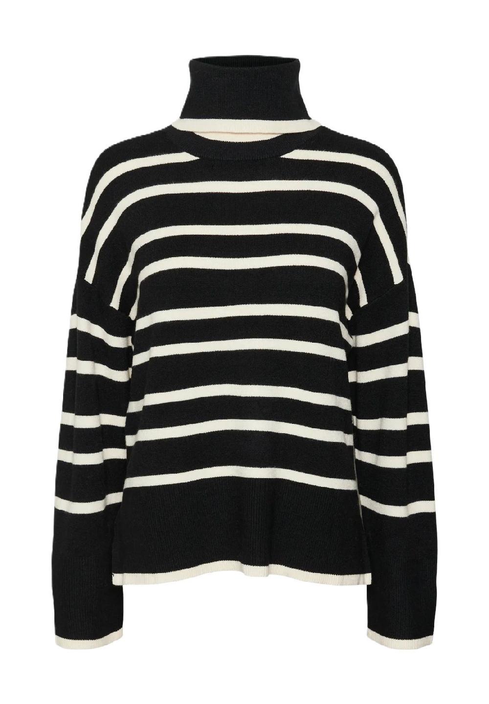 VERO MODA® Pullover Strick Rollkragen für Damen