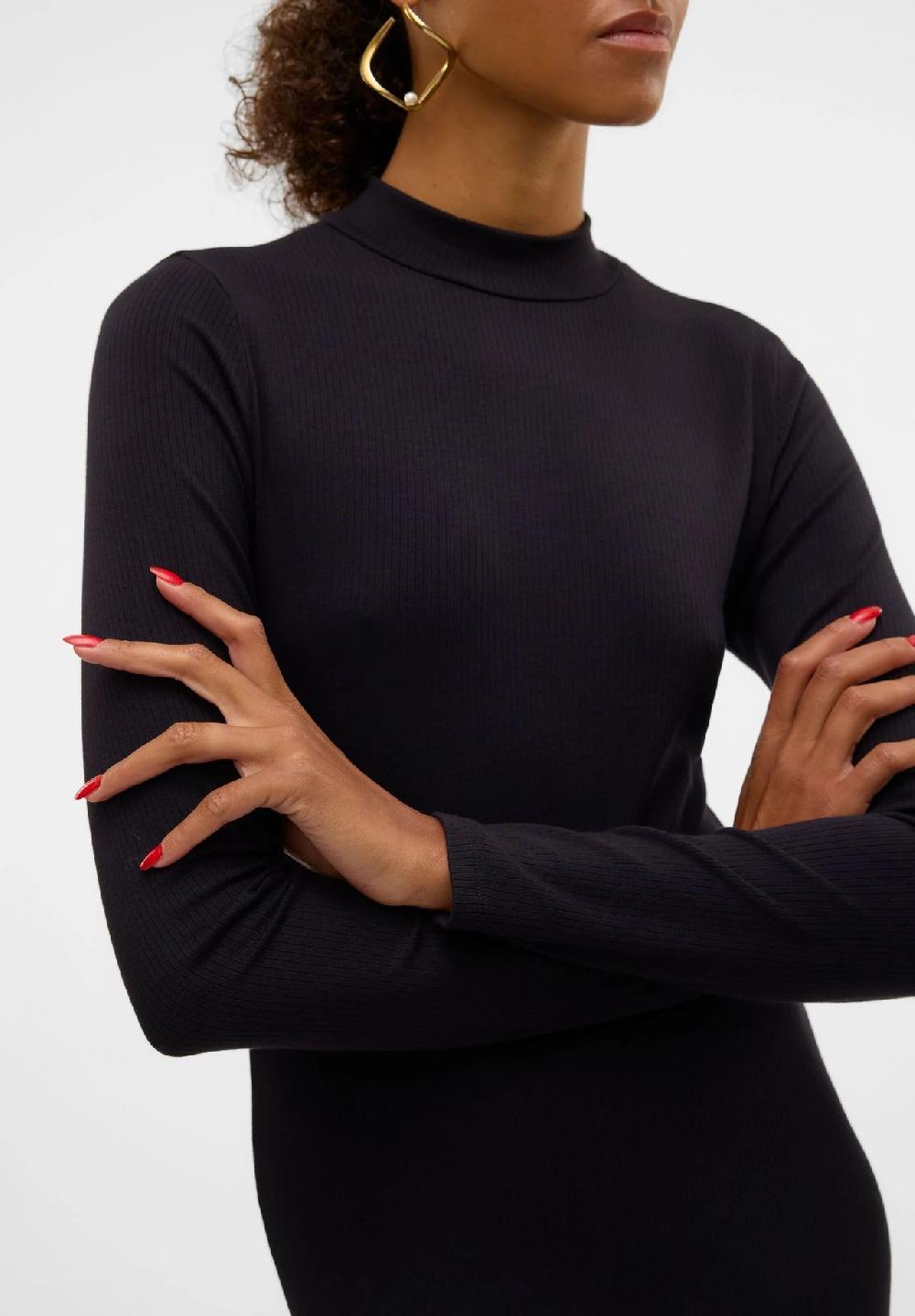 VERO MODA® Shirtkleid Stehkragen Für Damen