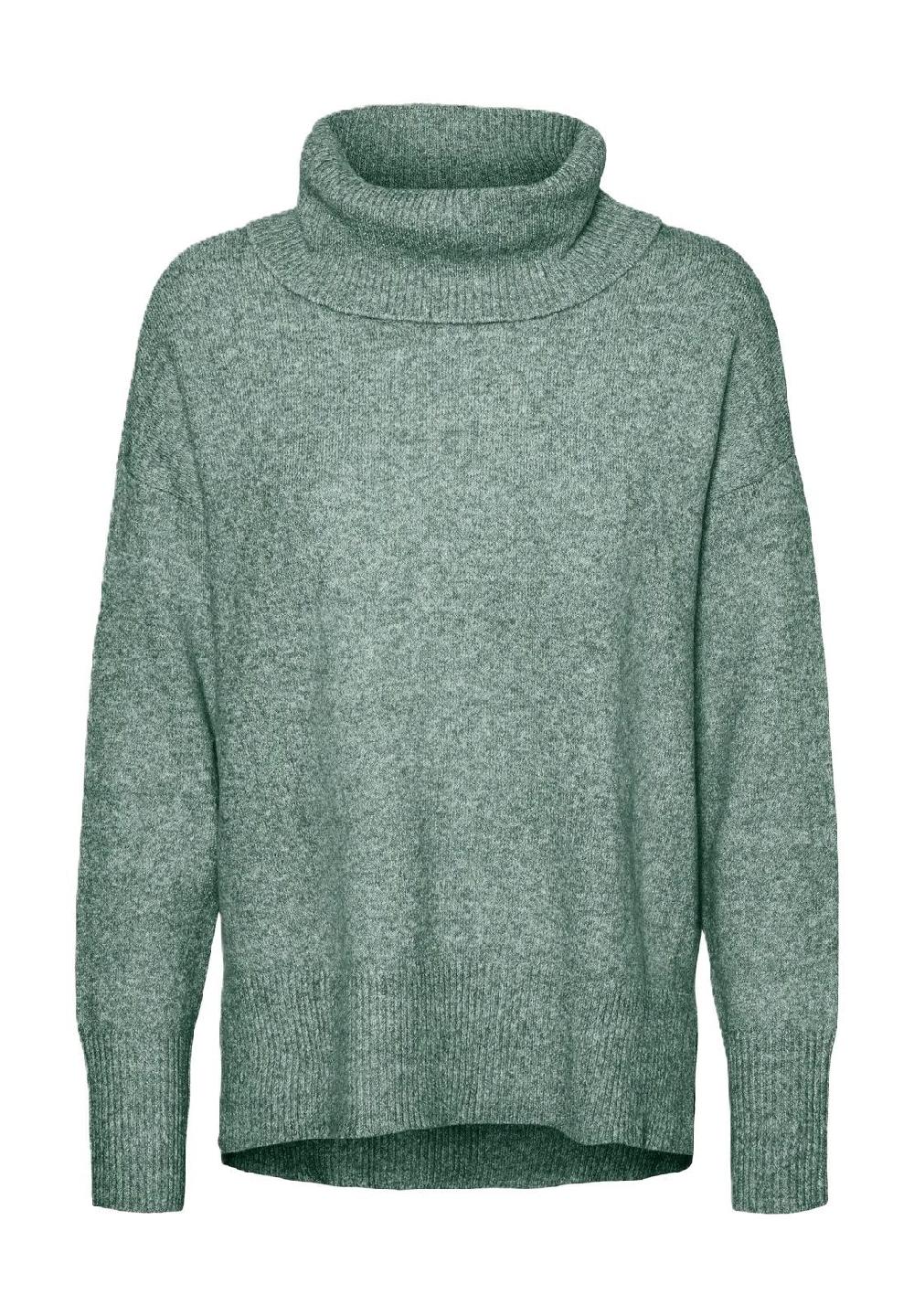 VERO MODA® Strickpullover Regular-Fit Rollkragen für Damen