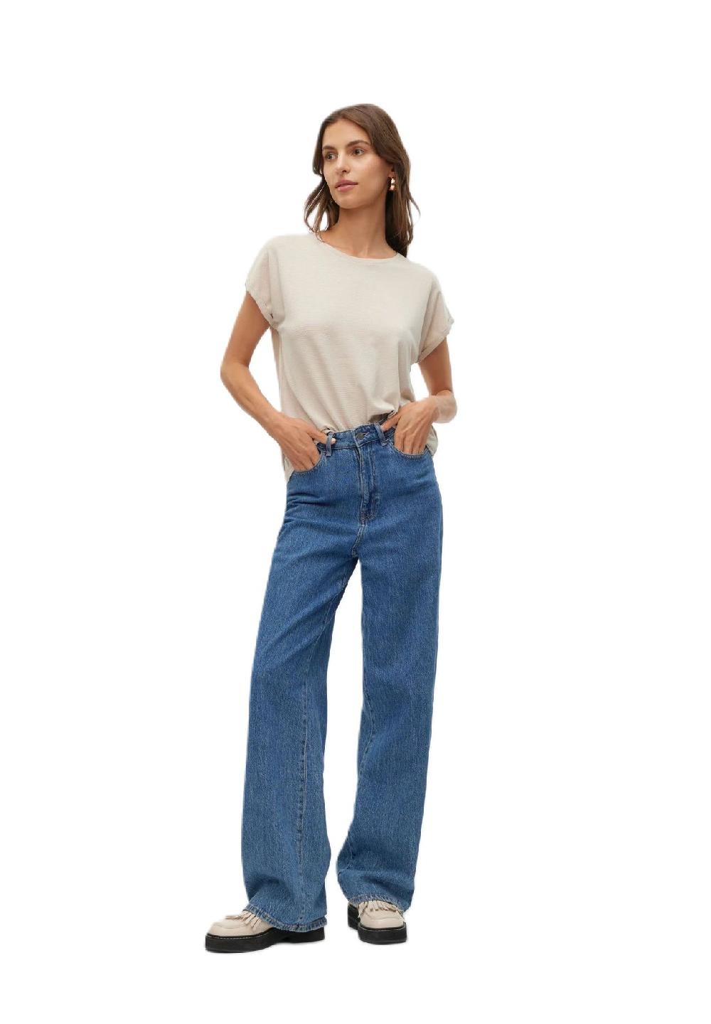 VERO MODA® T-Shirt "Lava" Rundhals Für Damen