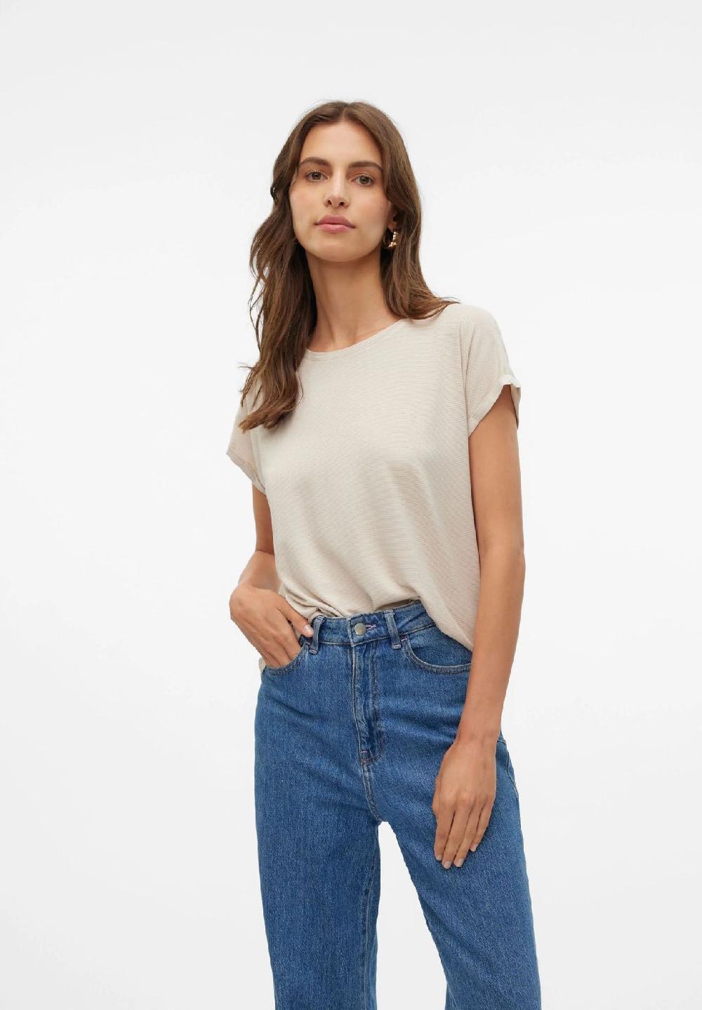 VERO MODA® T-Shirt "Lava" Rundhals Für Damen
