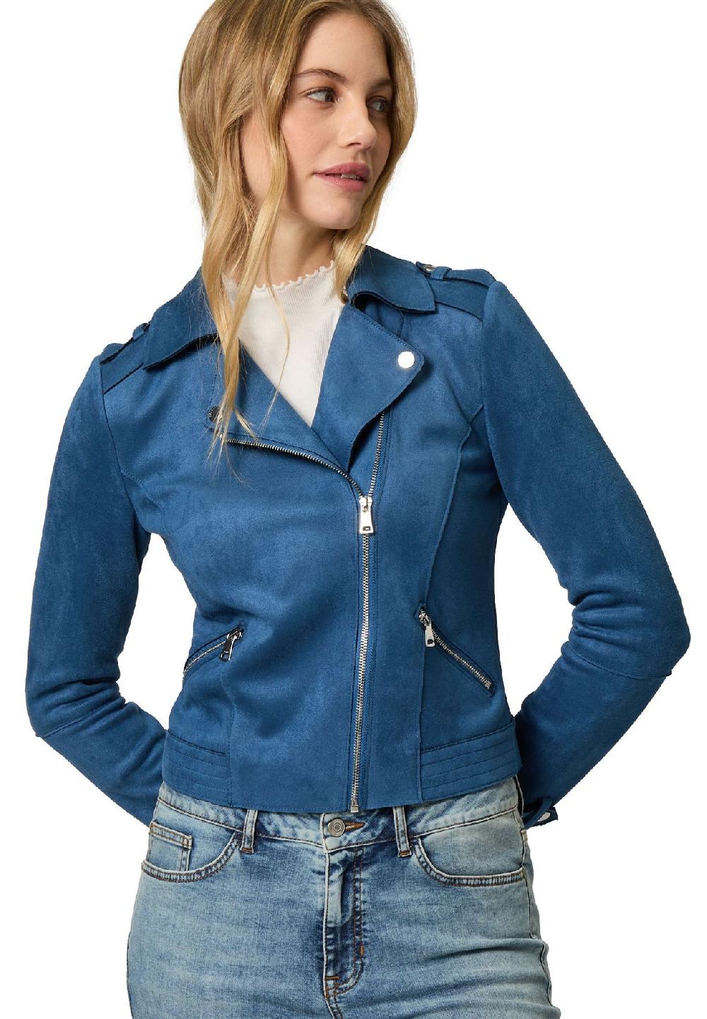 Zero Bikerjacke Reißverschlusstaschen Für Damen