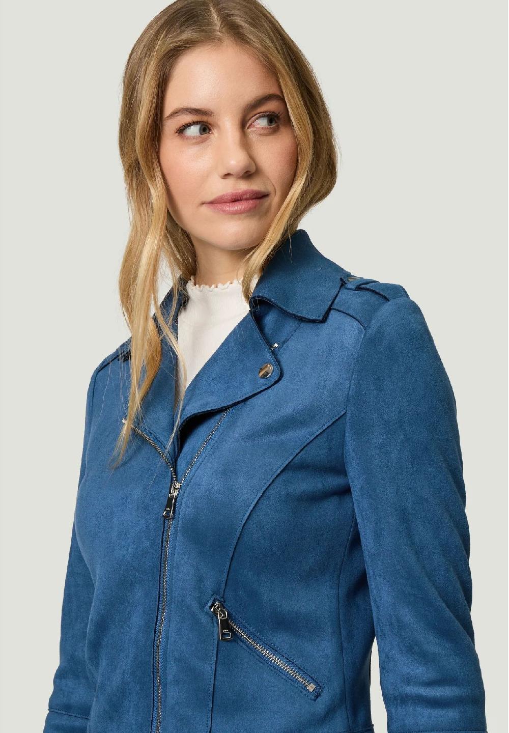 Zero Bikerjacke Reißverschlusstaschen Für Damen